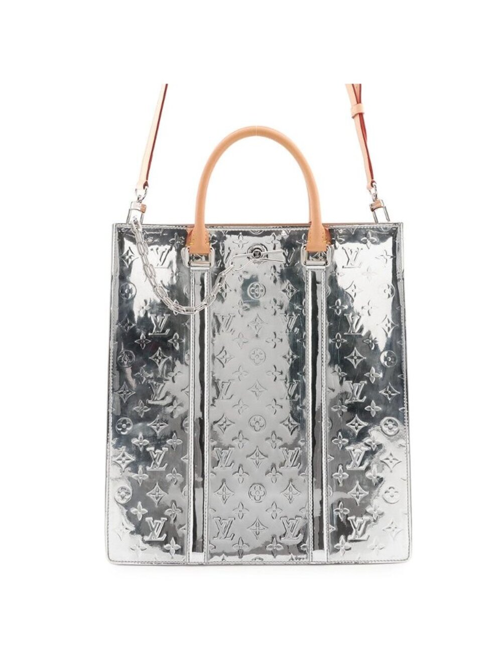 Louis Vuitton Tote Monogram Mirror Sac Plat Shoulder Bag Virgil Abloh
